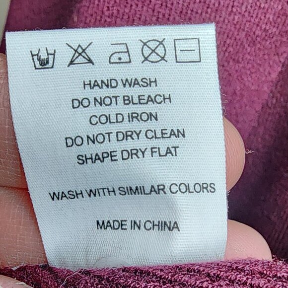 NWT Puli Purple Open Cape Style Sweater One Size - Picture 11 of 15